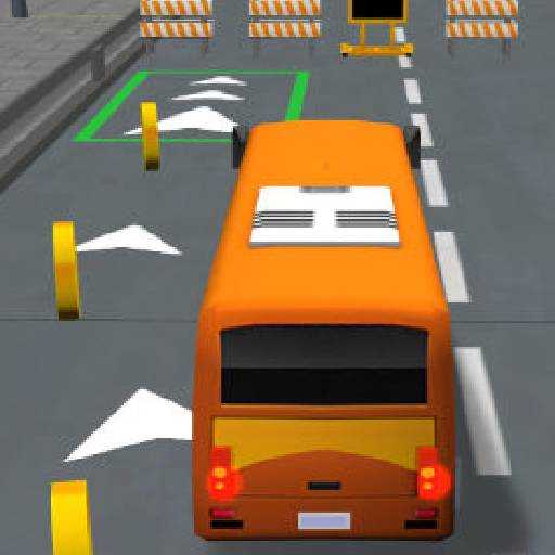 Bus Parking 3D Icon